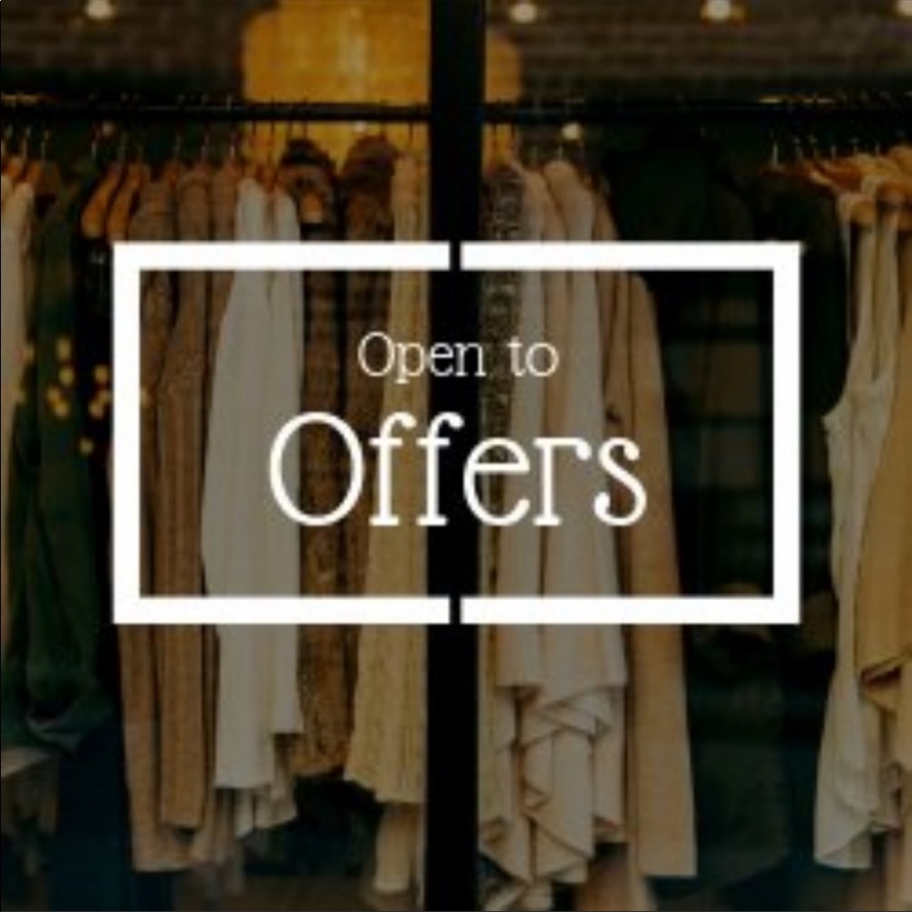 No reasonable offer will be refused!